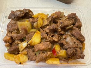 Beef and Potato Stir Fry